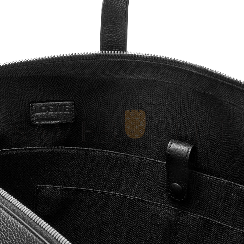 L0ew* GOYA THIN BRIEFCASE IN SOFT GRAINED CALFSKIN 337.12.P57 (38*27.5*7.5cm)